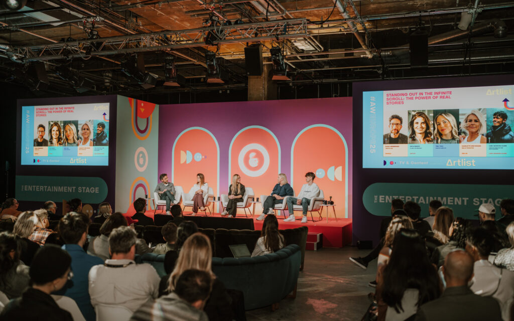 Adweek 2025 panel disscusion with Dikla Bengio, Global Partnerships Manager at Artlist