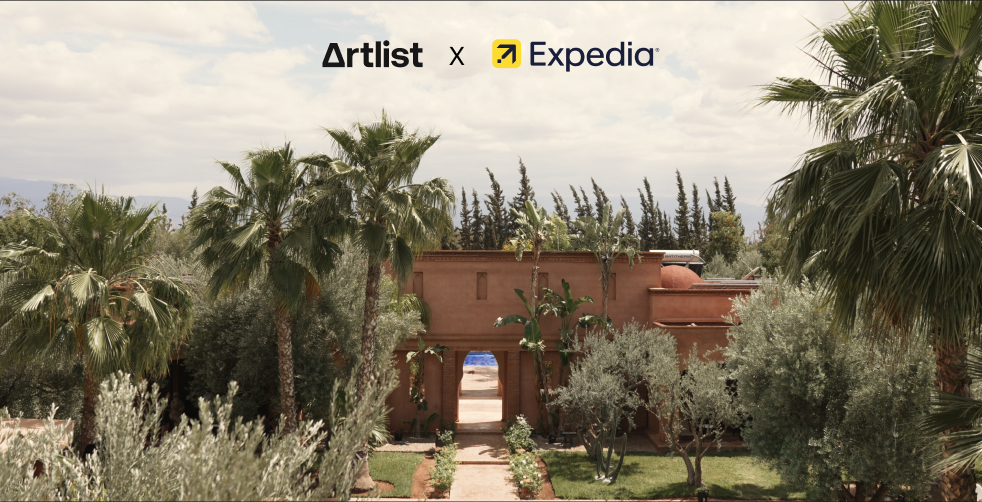 How Expedia elevates its brand and inspires its audience with Artlist